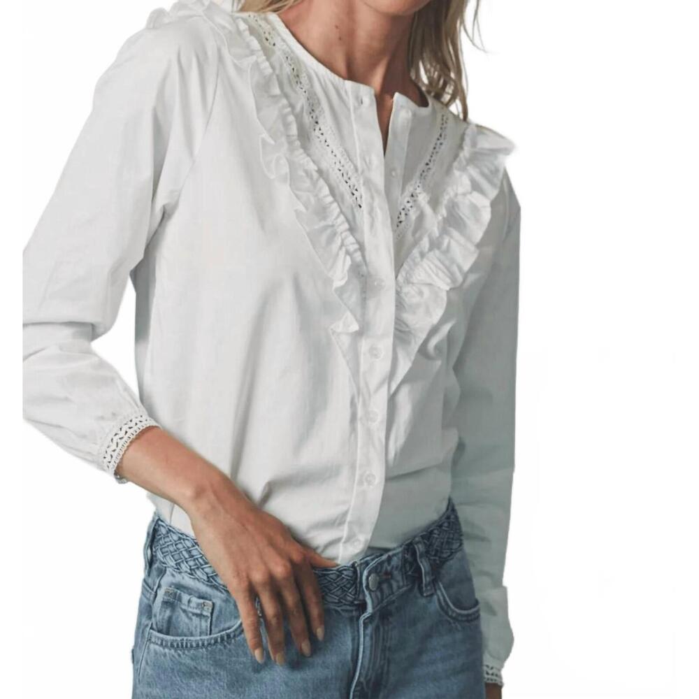 NEW THE SHIRT lindsay shirt in white